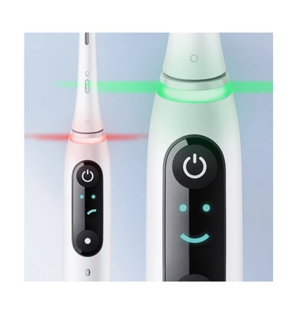 Elektrinis dantų šepetėlis Oral-B iO8, baltas