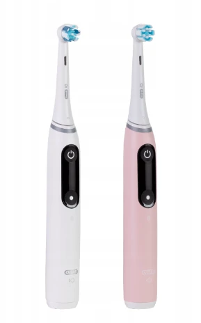 Braun iOM6d.2I6.1 Oral-B iO6 Duo Pack Elektrinis Dantų Šepetėlis Baltas + Rožinė Sand Extra Handle