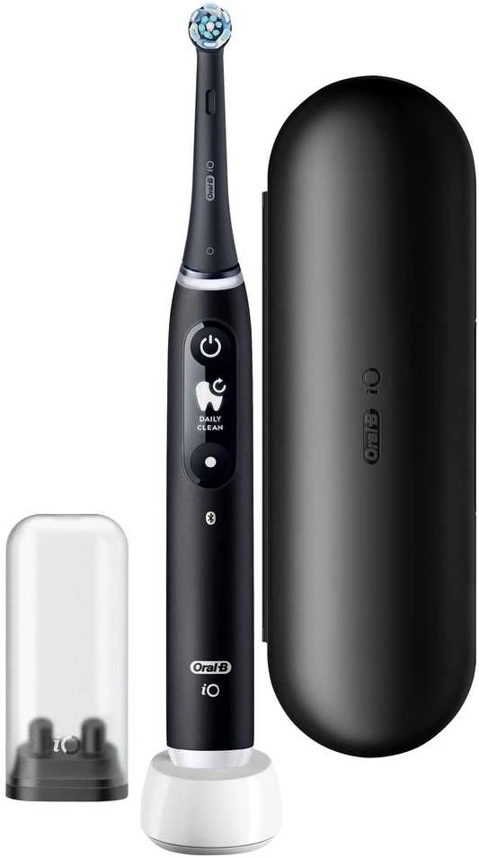 Braun iOM6.1B6.3DK Oral-B iO6 Elektrinis Dantų Šepetėlis Juodas Onyx