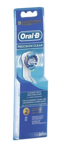 Braun Oral-B EB20-2 Precision Clean Pro Dantų Šepetėlio Galvutės, 2 vnt.