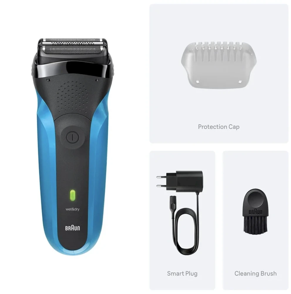 310s barzdaskutė Braun Series 3 Juodas/Blues