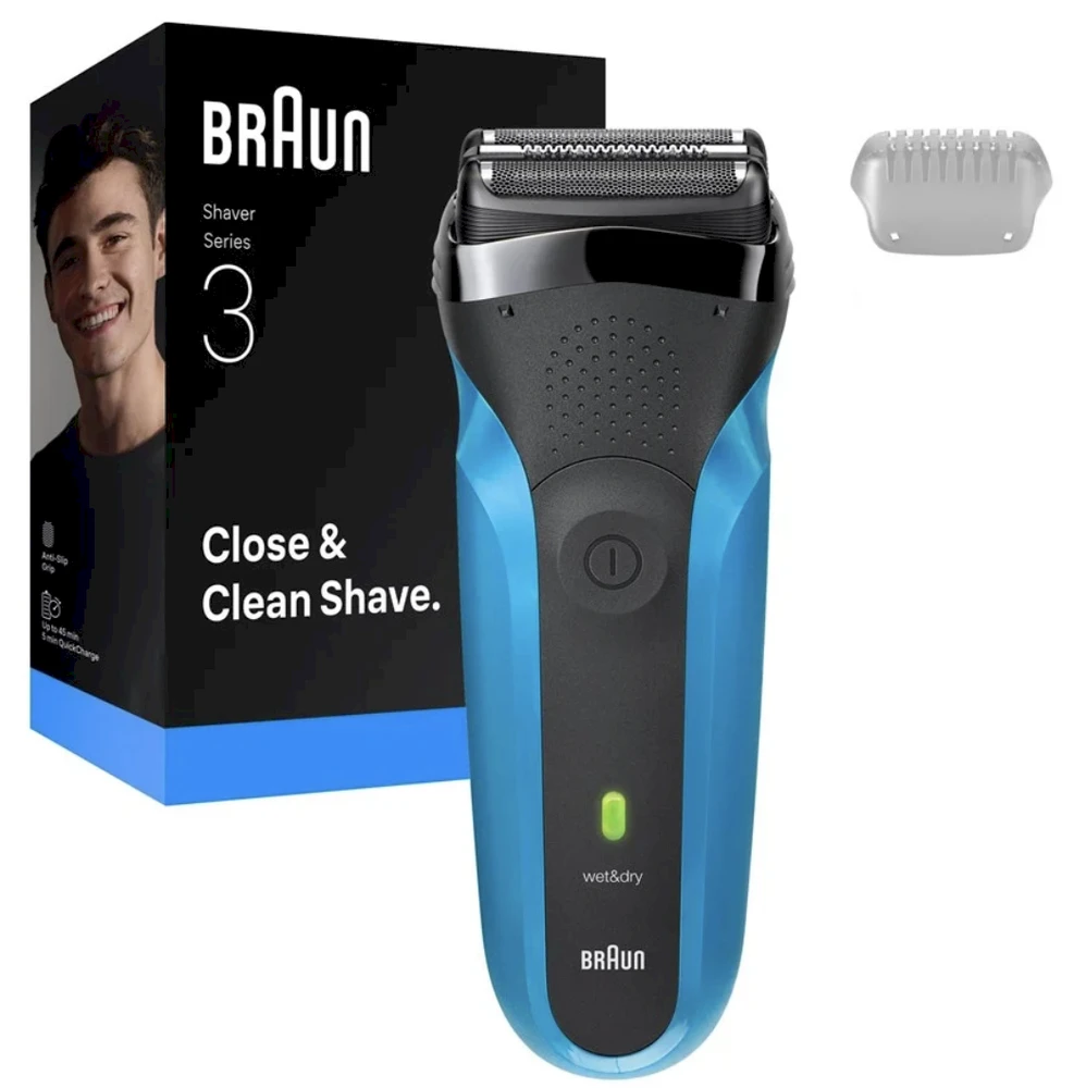 310s barzdaskutė Braun Series 3 Juodas/Blues