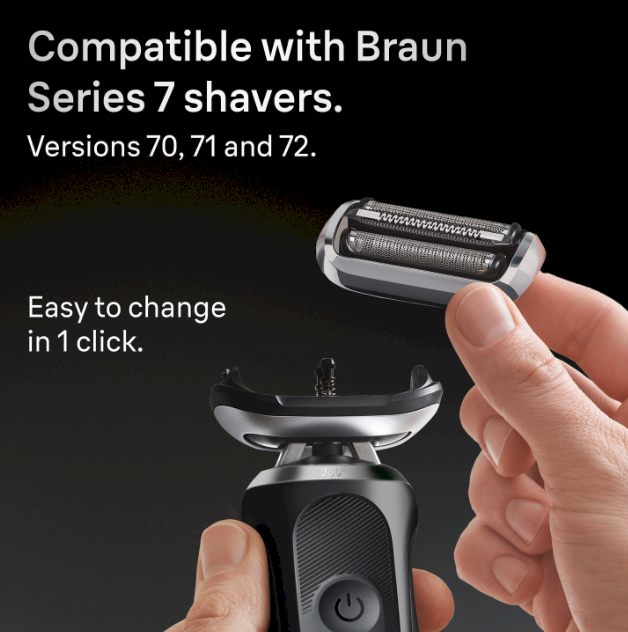 Braun Series 7 skustuvo galvutės