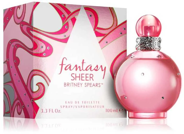 Britney Spears Fantasy Sheer EDT tualetinis vanduo moterims, 100 ml