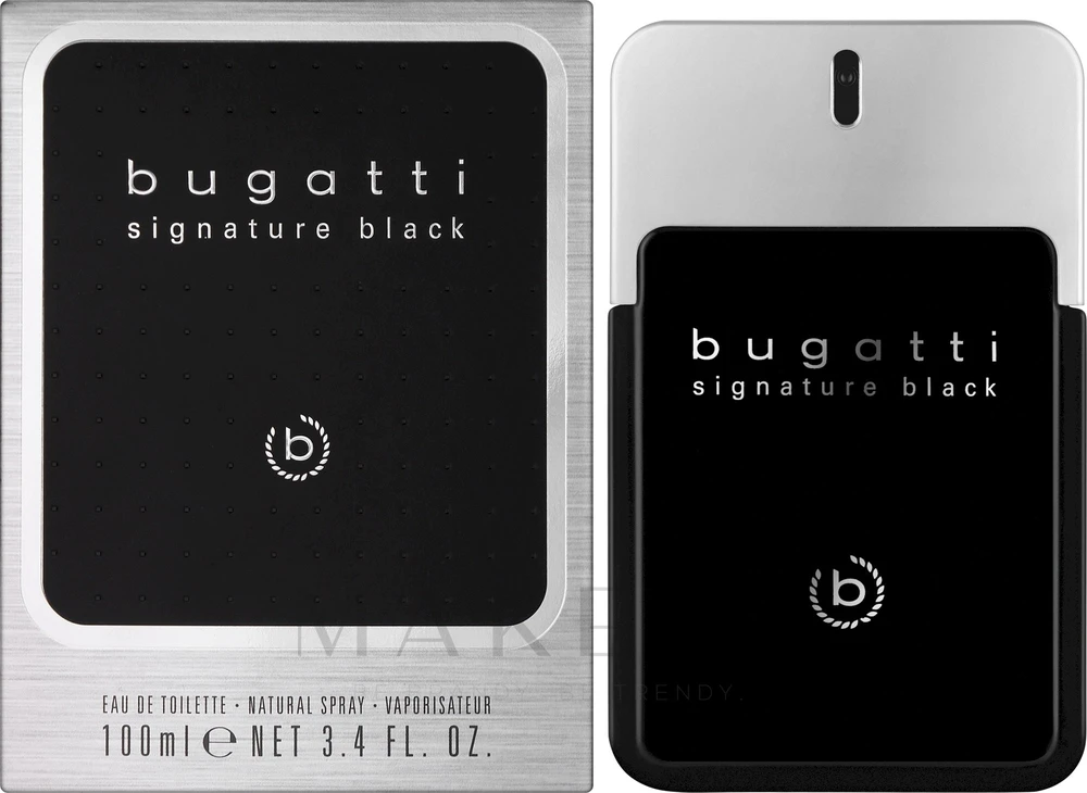 BUGATTI SIGNATURE Juodas tualetinis vanduo, 100 ml
