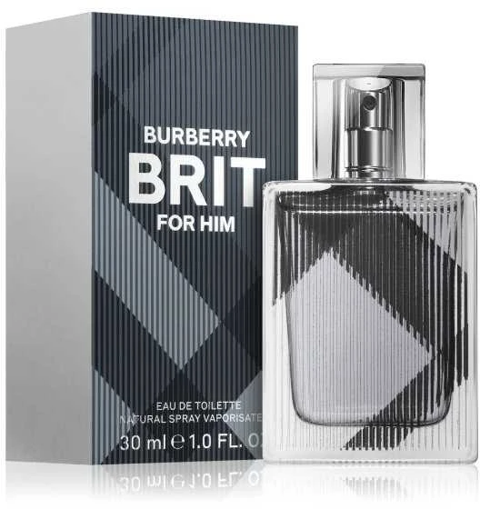 Burberry Brit For Him EDT tualetinis vanduo vyrams, 30 ml