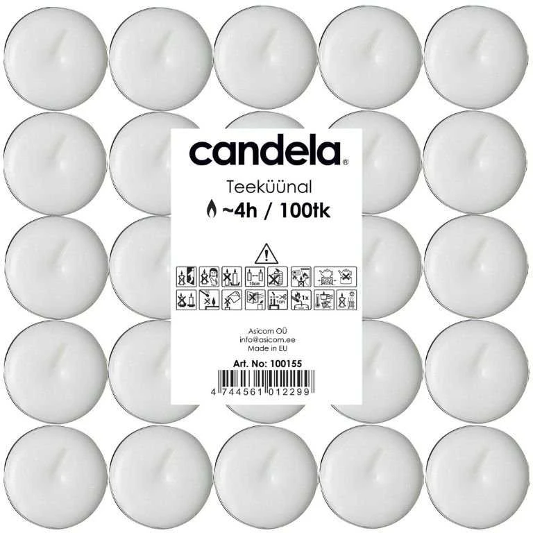 Arbatinės žvakės Candela 100 vnt.