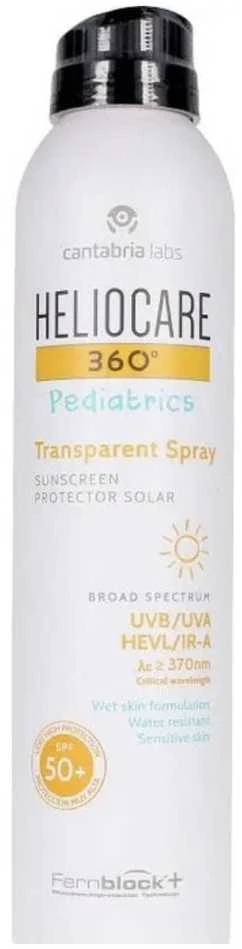 Heliocare 360° Pediatrics SPF50 apsauginis purškiklis vaikams nuo saulės, 200 ml