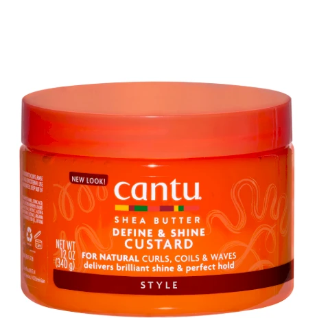 Kremas "Cantu For Natural Hair Define and Shine Custard" 340g