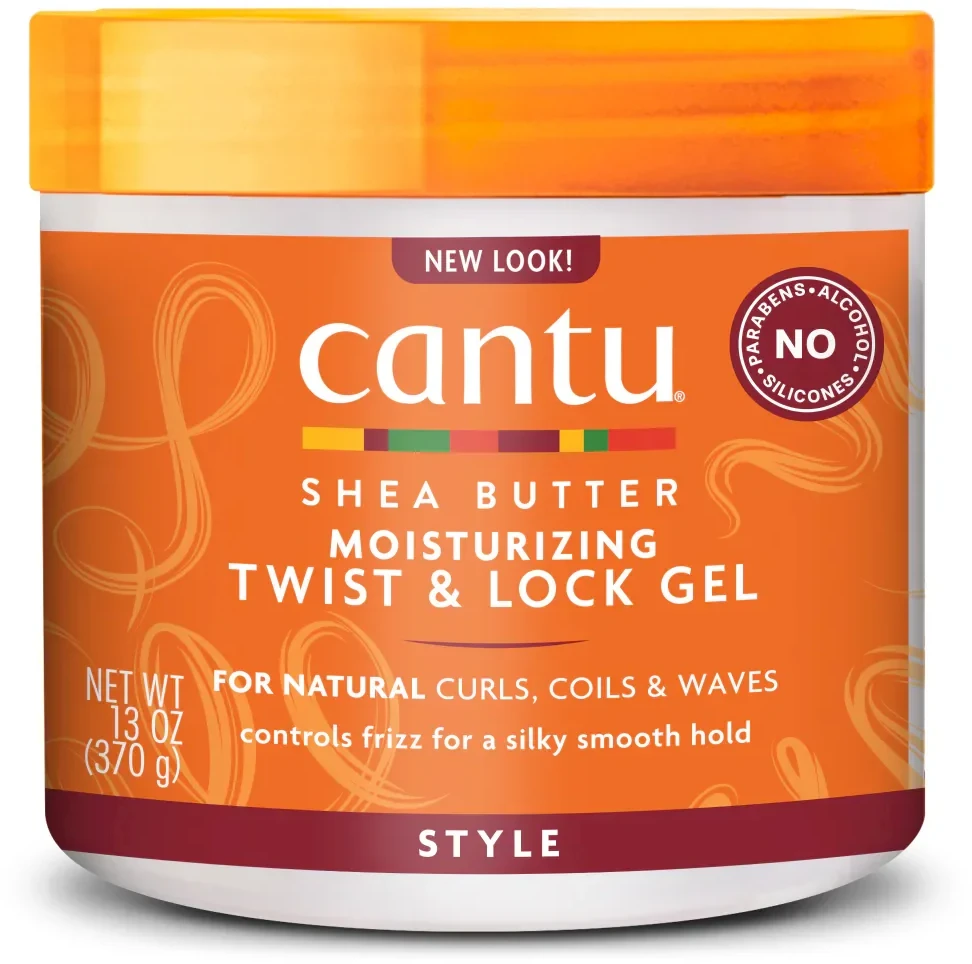 „Cantu For Natural Hair“ drėkinamasis gelis „Twist and Lock“ 370 g