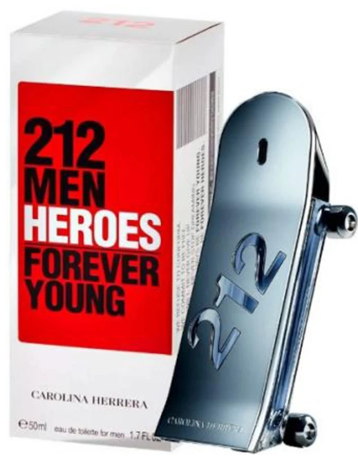 Carolina Herrera 212 Men Heroes tualetinis vanduo 50ml