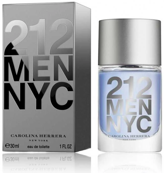 Carolina Herrera 212 Men EDT tualetinis vanduo vyrams, 30 ml