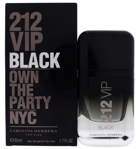 Kvepalai vyrams Carolina Herrera 212 VIP Black EDP, 50 ml