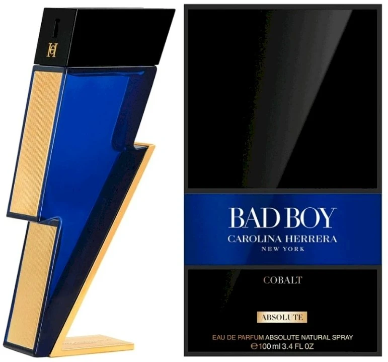 Carolina Herrera Bad Boy Cobalt Absolute EDP parfumuotas vanduo vyrams, 100 ml