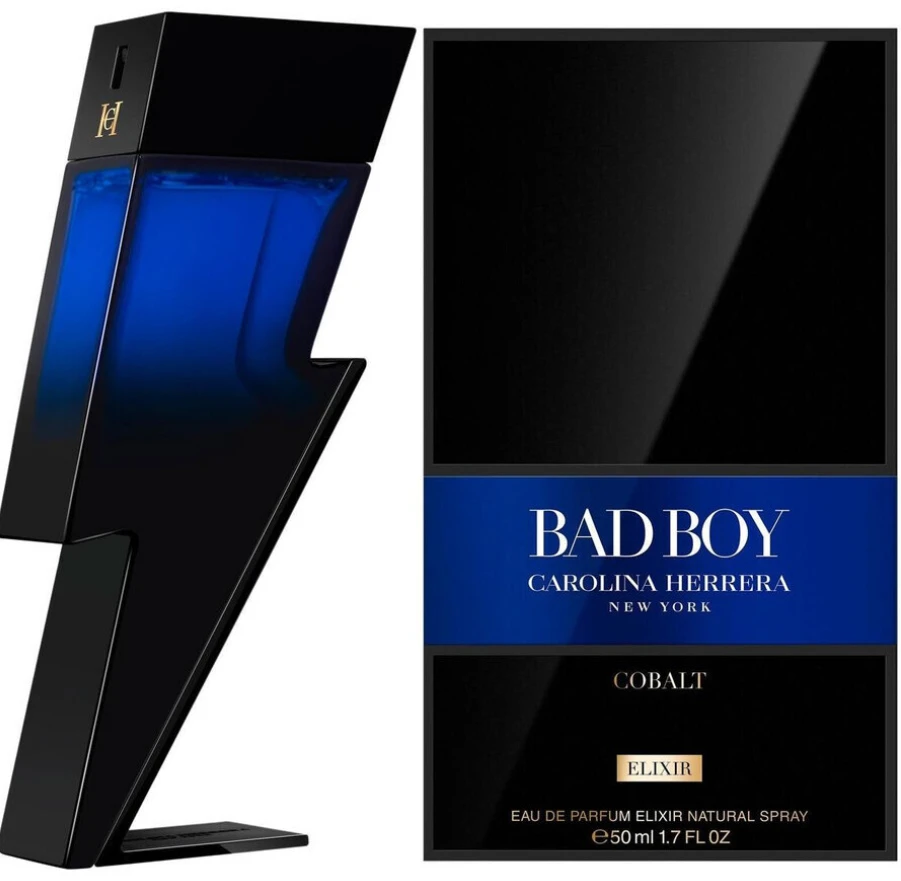 Carolina Herrera Bad Boy Cobalt Eliksyras EDP parfumuotas vanduo unisex, 50 ml