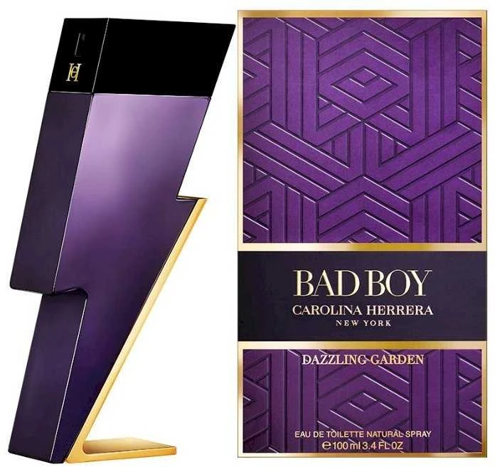 Carolina Herrera Bad Boy Dazzling Garden EDT tualetinis vanduo vyrams, 100 ml