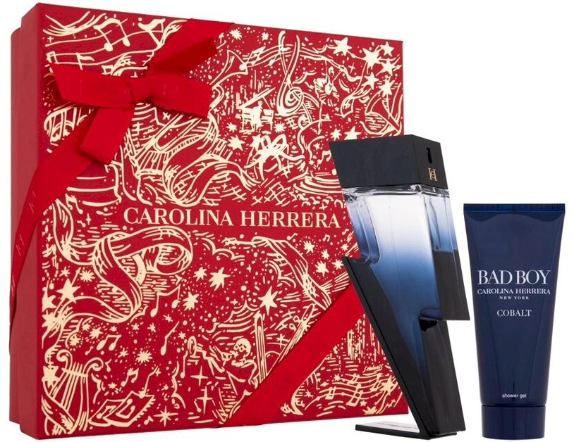 Carolina Herrera Bad Boy Cobalt Électrique EDP rinkinys vyrams (EDP 100 ml + Dušo želė 100 ml)