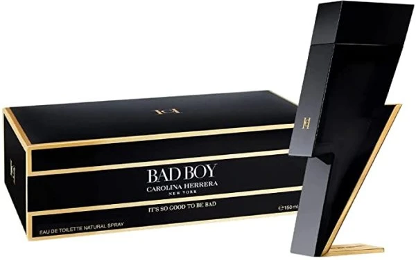 Carolina Herrera Bad Boy tualetinis vanduo su purškikliu 150ml