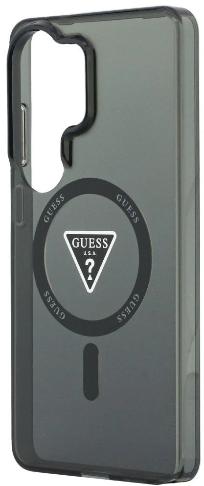 Dėklas Guess IML Gradient Triangle MagSafe Samsung Galaxy S26 Ultra juodos spalvos