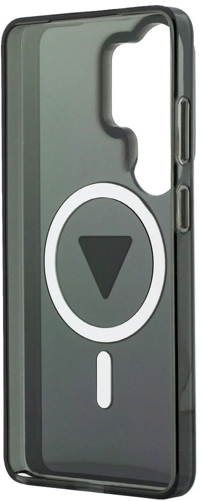 Dėklas Guess IML Gradient Triangle MagSafe Samsung Galaxy S26 Ultra juodos spalvos
