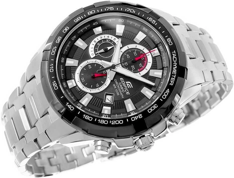 Vyriškas laikrodis CASIO EDIFICE EFR-539D-1A – 10ATM (zd114a) + DĖŽĖ