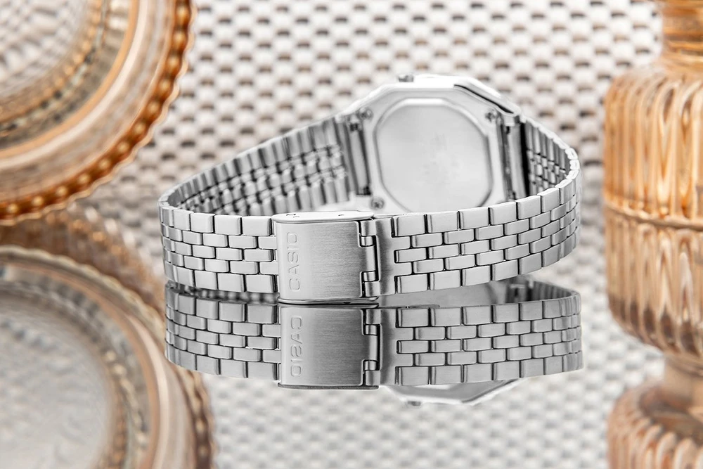 CASIO LA680WA-2C MOTERIS LAIKRODIS (zd631i) + DĖŽĖ