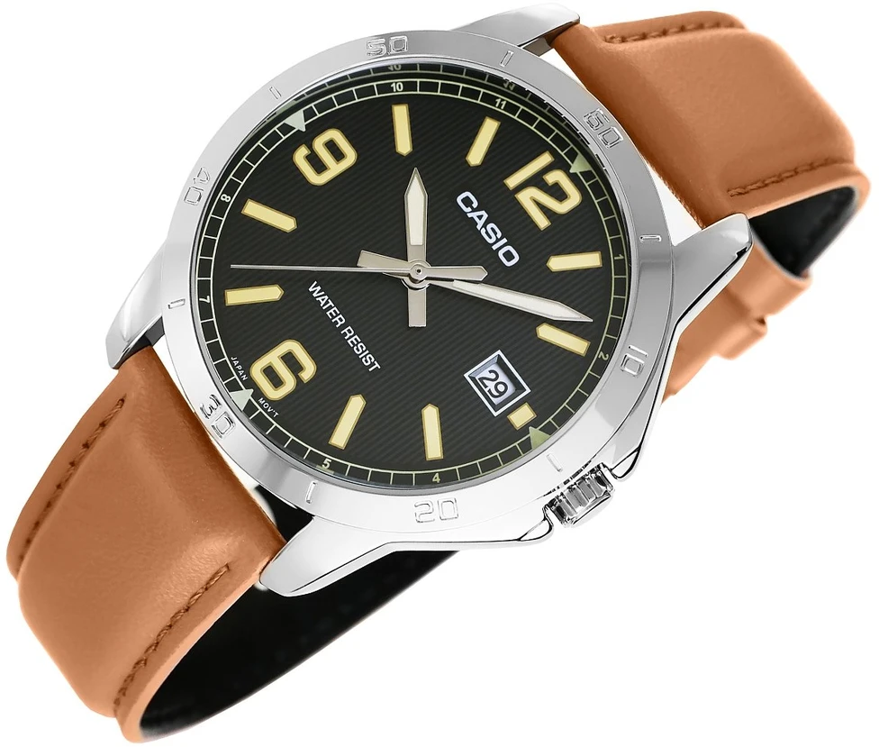 Vyriškas laikrodis CASIO MTP-V004L-1B2 + BOX