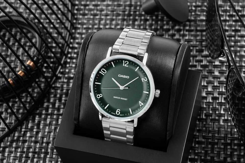 Vyriškas laikrodis CASIO MTP-VT03D-3B + BOX