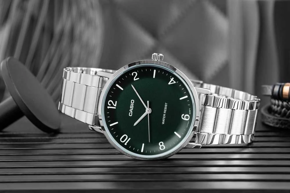 Vyriškas laikrodis CASIO MTP-VT03D-3B + BOX