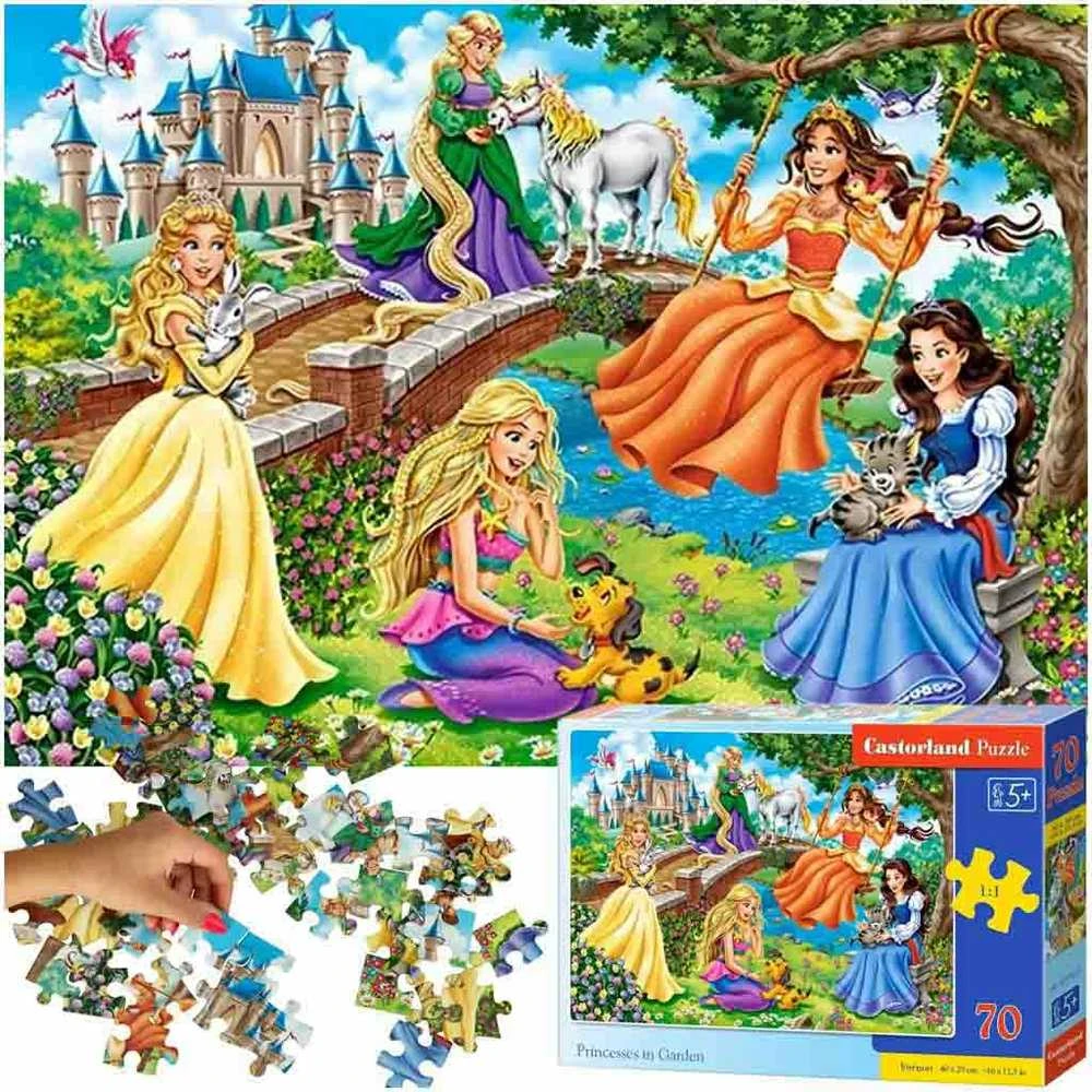 Castorland Dėlionė 70 vnt. - Princesės