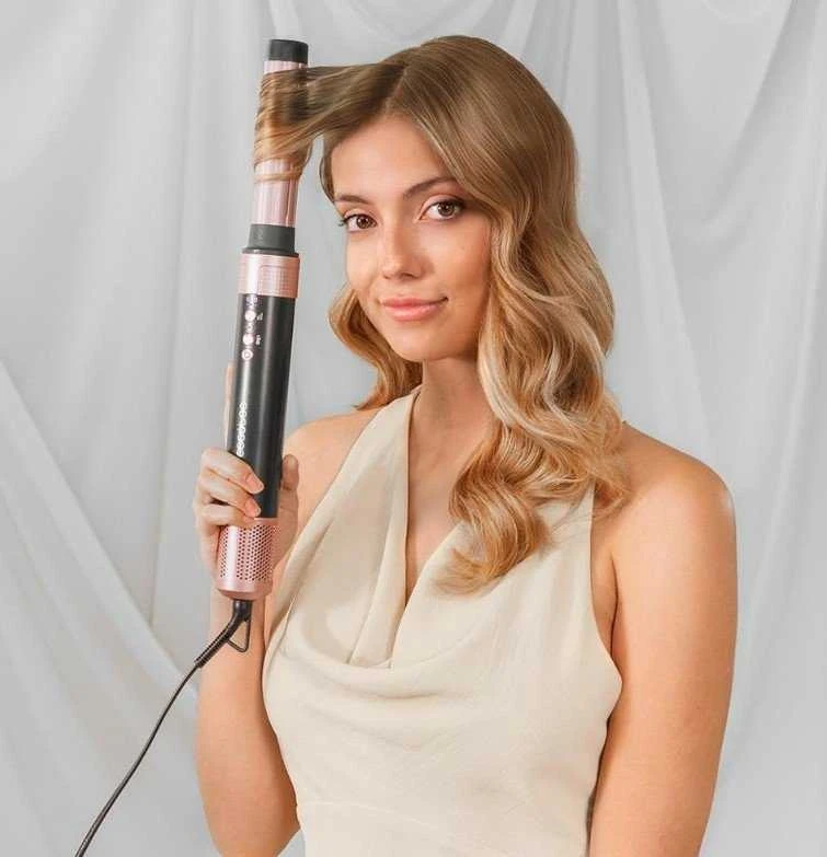 Modeliavimo šepetys Cecotec Bamba CeramicCare 12in1 AirGlam juoda