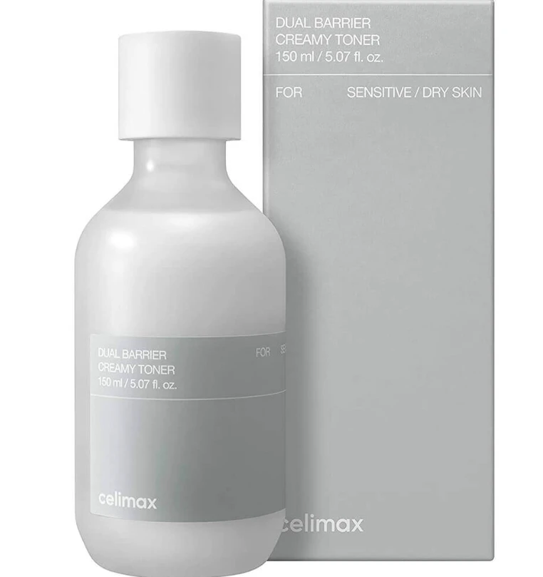 Celimax Dual Barrier Creamy Toner drėkinamasis kreminis veido tonikas, 150 ml