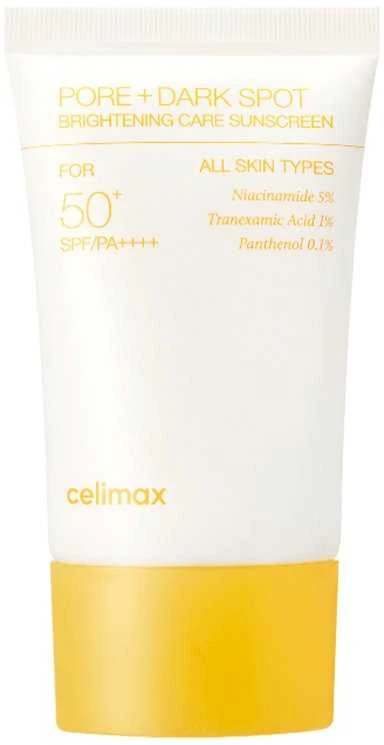 CELIMAX poras ir tamsias dėmes skaistinantis apsauginis kremas nuo saulės, 50 ml