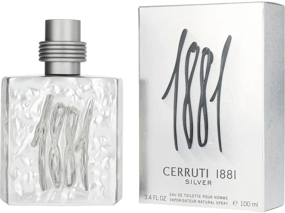 Nino Cerruti Cerruti 1881 Sidabrinis EDT tualetinis vanduo vyrams, 100 ml