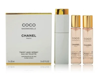 Chanel Coco Mademoiselle EDT tualetinis vanduo moterims, 3x20 ml