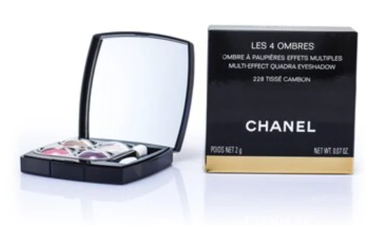 Chanel Les 4 Ombres Multi Effect Quadra Eyeshadow keturių spalvų akių šešėlių paletė, atspalvis: 228 - Tissé Cambon, 2 g