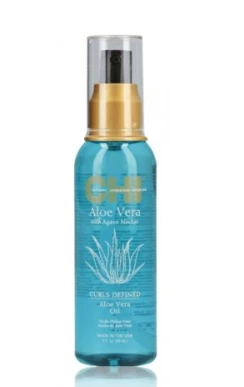 Aliejus garbanotiems plaukams CHI Aloe Vera with Agave Nectar Curls Defined Oil 89ml