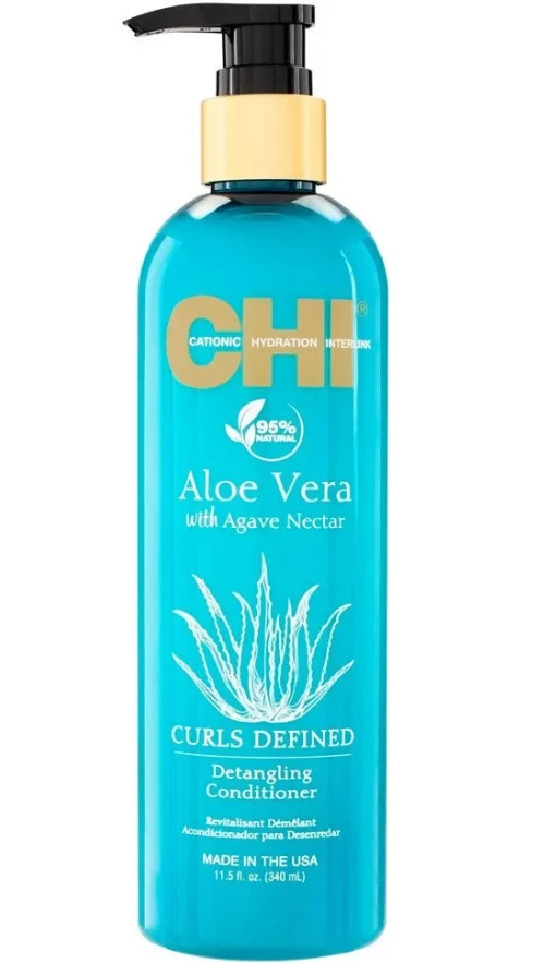 CHI Išryškinantis garbanas kondicionierius su alavijais ir agavų sultimis 340 ml