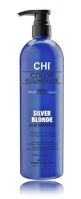CHI Color Illuminate Sidabrinis Skirtas šviesiems plaukams Mėlyna Šampūnas, 739 ml