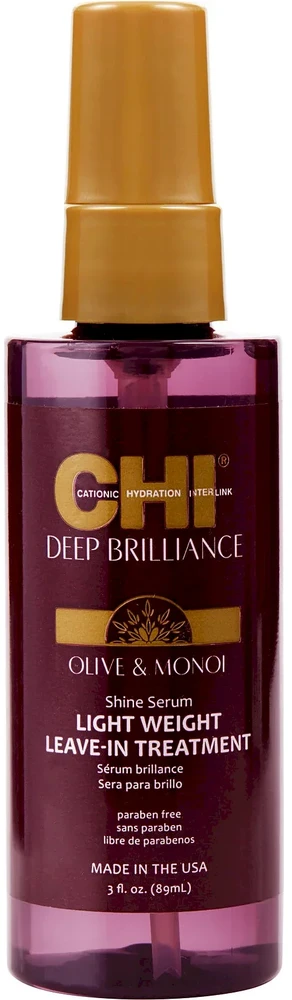 Farouk Systems CHI Deep Brilliance Olive&Monoi Light Weight nenuplaunamas kondicionierius 177ml