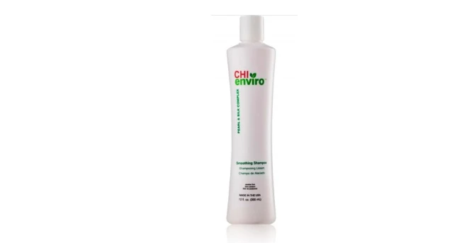 Glotninamasis plaukų šampūnas su šilko ir perlų kompleksu CHI Enviro Smoothing Šampūnas 355ml