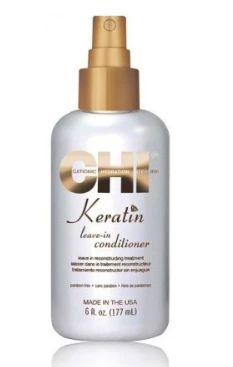 Nenuskalaujamas pažeistų plaukų kondicionierius su keratinu CHI Keratin Leave-in Conditioner 177 ml