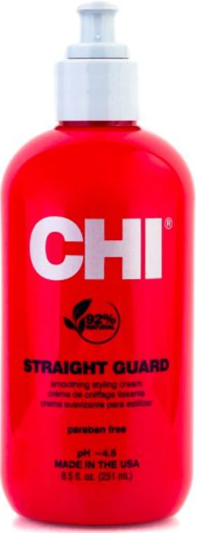 Tiesinamasis kremas plaukams CHI Straight Guard Smoothing Styling Kreminis 251ml