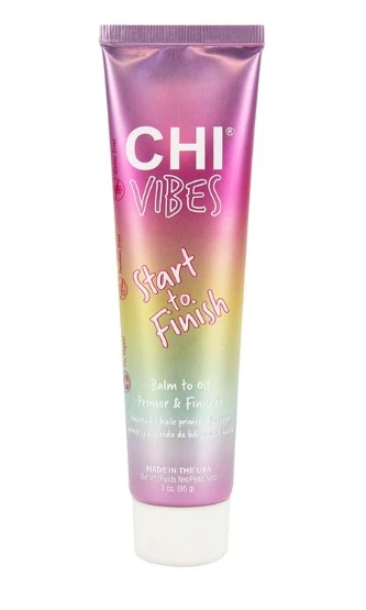 CHI Vibes „Start to Finish“ balzamas aliejumi ir pagrindas makiažui, 85 ml