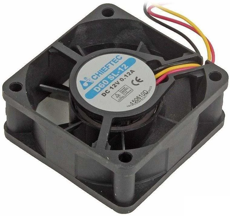 Chieftec AF-0625S computer cooling system Kompiuterio dėklas Fan Juodas