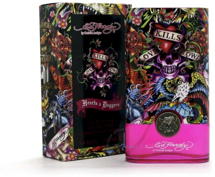 Christian Audigier Ed Hardy Hearts & Daggers for Her EDP parfumuotas vanduo moterims, 100 ml