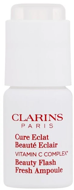 Clarins Beauty Flash Fresh Ampoule skaistinantis serumas veidui su vitaminu C, 8 ml