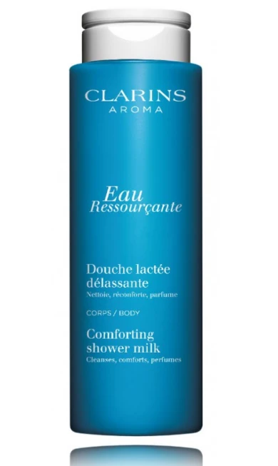 Clarins Eau Ressourcante Comforting Shower Milk kreminis kūno prausiklis, 200 ml