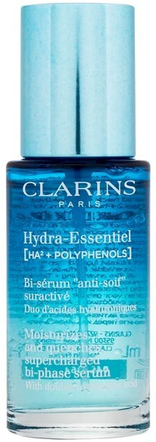 Clarins Hydra-Essentiel Bi-Phase Serum drėkinamasis veido serumas, 30 ml