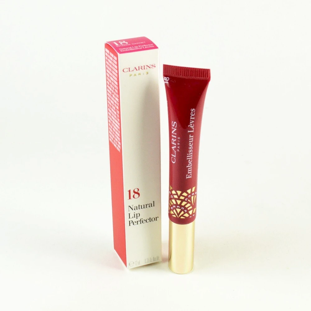 Clarins Lip Perfector Intense lūpų blizgis, atspalvis: 18- Intense Garnet, 12 ml